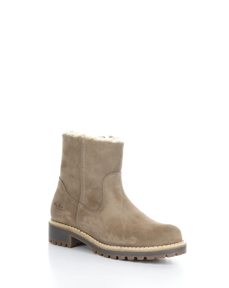 CALIB TAUPE Round Toe Boots BoscoUS