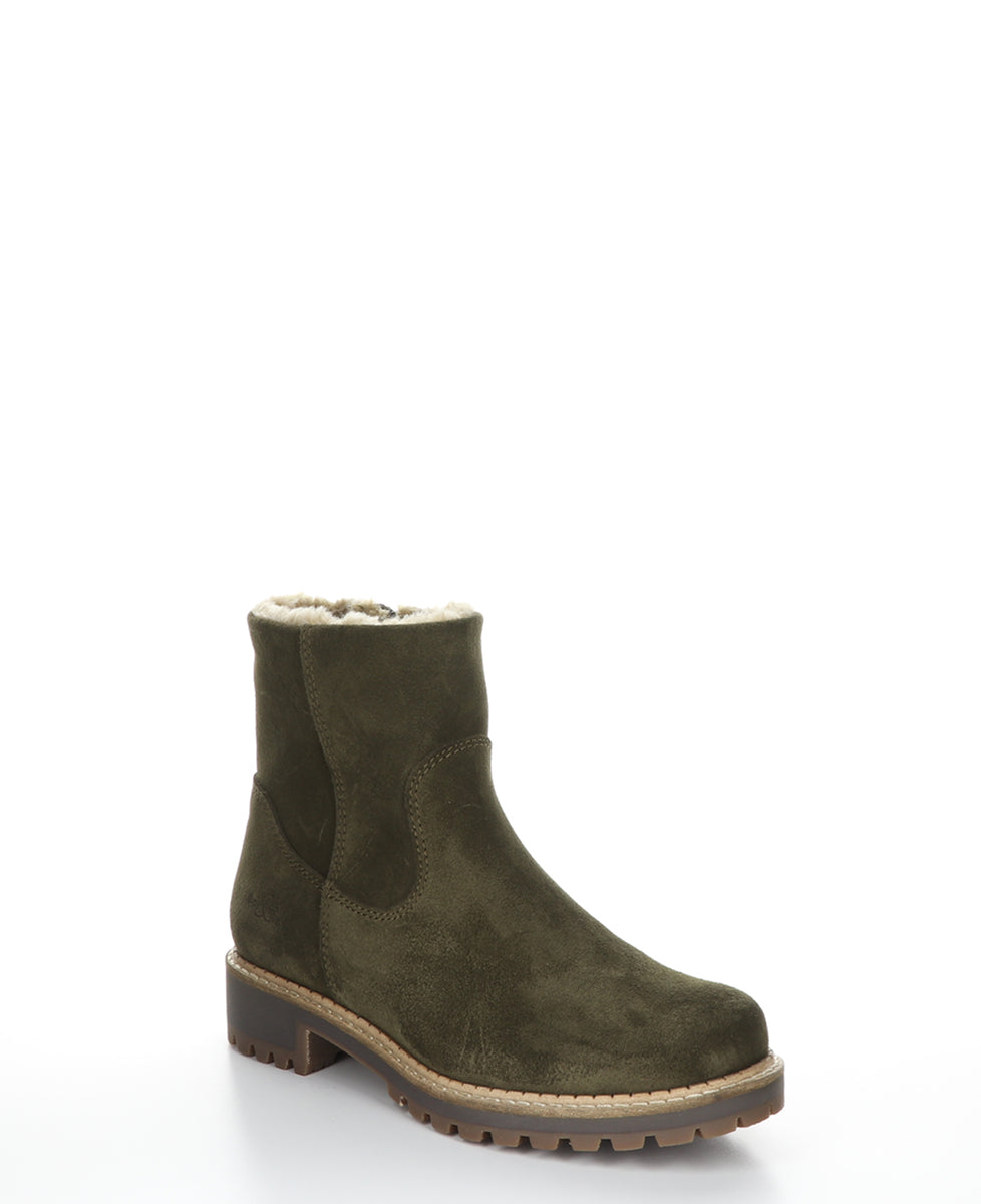 CALIB OLIVE Round Toe Boots BoscoUS