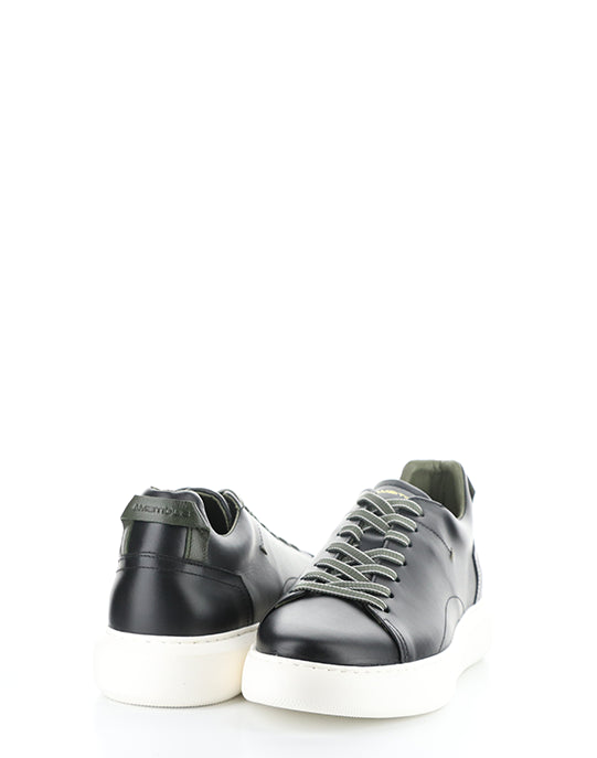 10443D 4848AM BLACK/KHAKI LEATHER