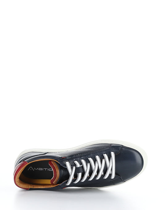 11218 Navy Leather/Suede
