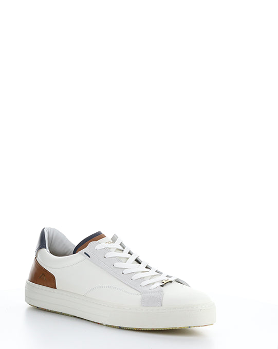 11218 Off White/Cognac Leather