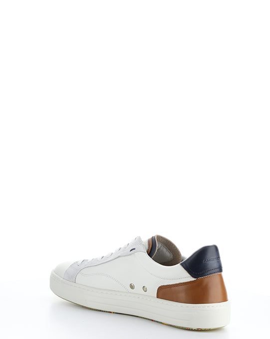 11218 Off White/Cognac Leather