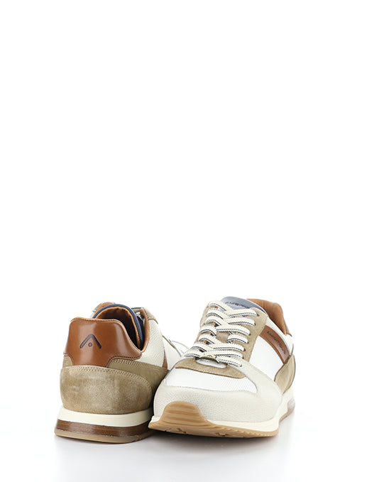 11240 GREY/OFF WHITE/CAMEL LEATHER/TEXTILE
