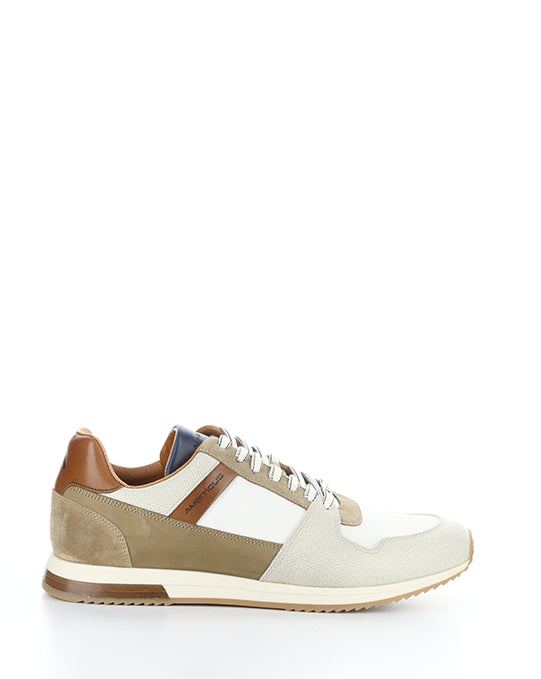11240 GREY/OFF WHITE/CAMEL LEATHER/TEXTILE
