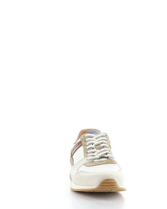 11240 GREY/OFF WHITE/CAMEL LEATHER/TEXTILE