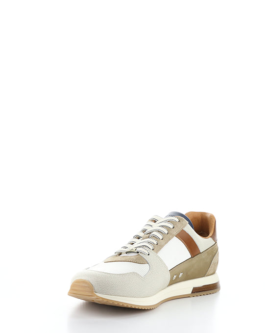 11240 GREY/OFF WHITE/CAMEL LEATHER/TEXTILE