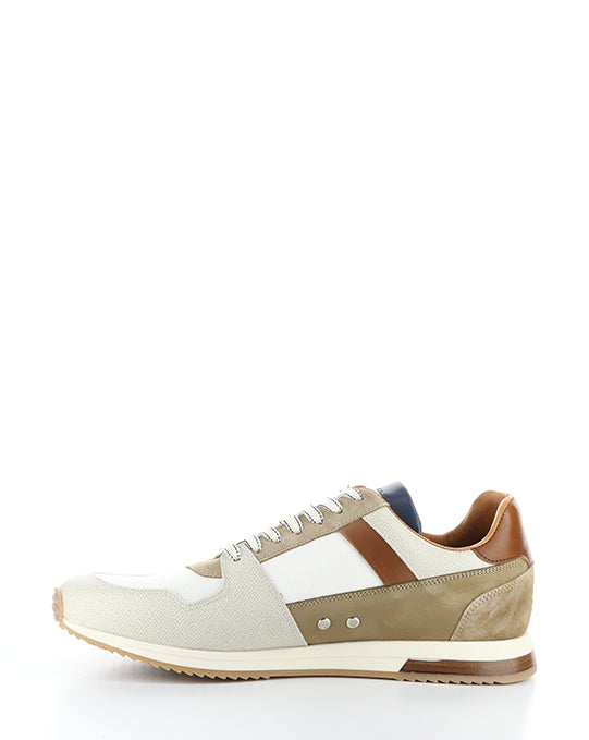 11240 GREY/OFF WHITE/CAMEL LEATHER/TEXTILE