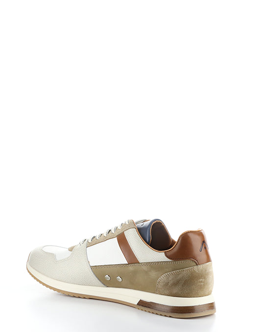 11240 GREY/OFF WHITE/CAMEL LEATHER/TEXTILE
