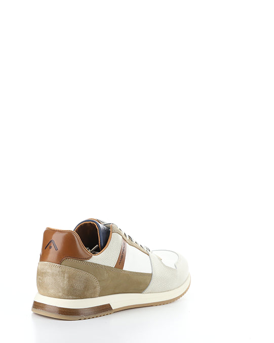 11240 GREY/OFF WHITE/CAMEL LEATHER/TEXTILE