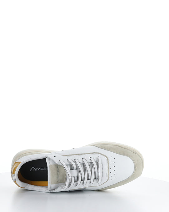 11939 BEIGE/OFFWHT/GREY LEATHER