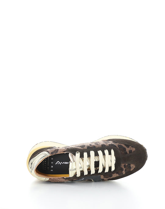 12127DW 11171AM BROWN LEATHER/TEXTILE