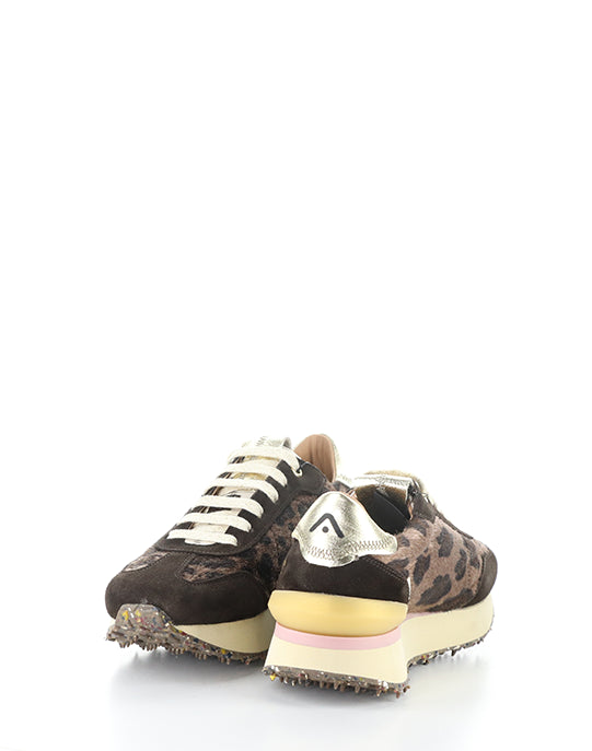 12127DW 11171AM BROWN LEATHER/TEXTILE
