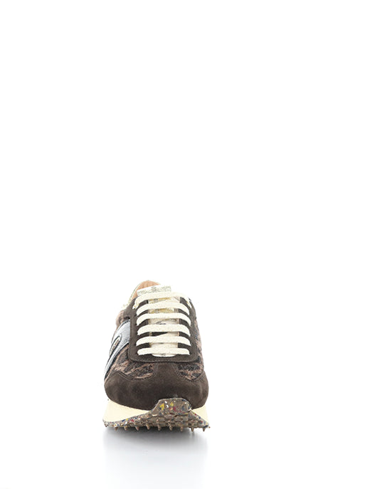 12127DW 11171AM BROWN LEATHER/TEXTILE
