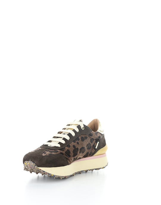 12127DW 11171AM BROWN LEATHER/TEXTILE