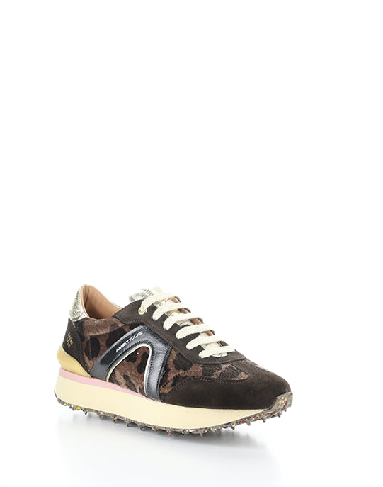 12127DW 11171AM BROWN LEATHER/TEXTILE