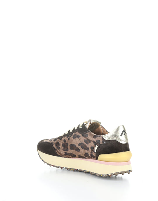 12127DW 11171AM BROWN LEATHER/TEXTILE