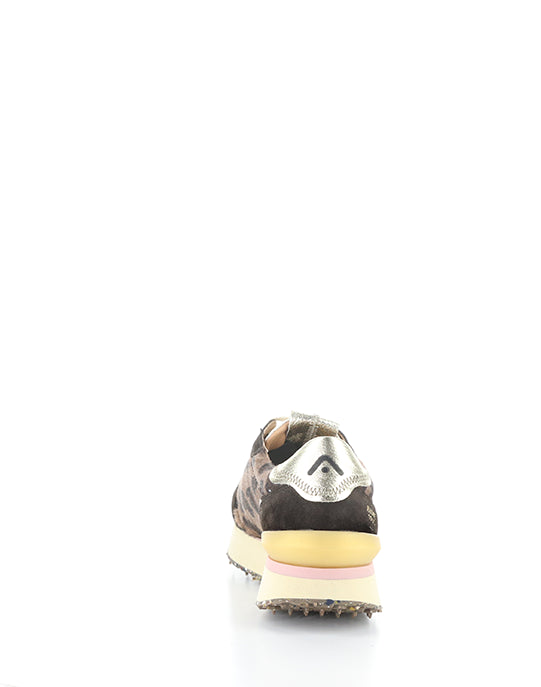 12127DW 11171AM BROWN LEATHER/TEXTILE