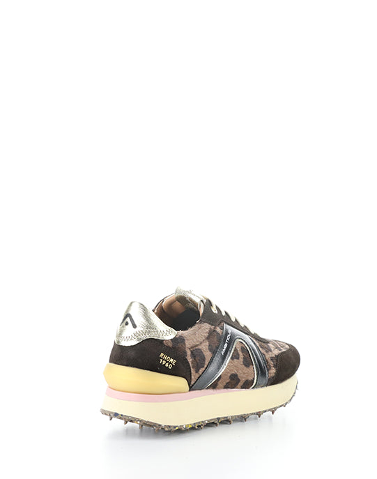 12127DW 11171AM BROWN LEATHER/TEXTILE