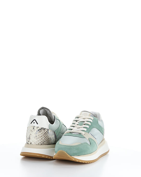 12141W MINT COMBI LEATHER/TEXTILE