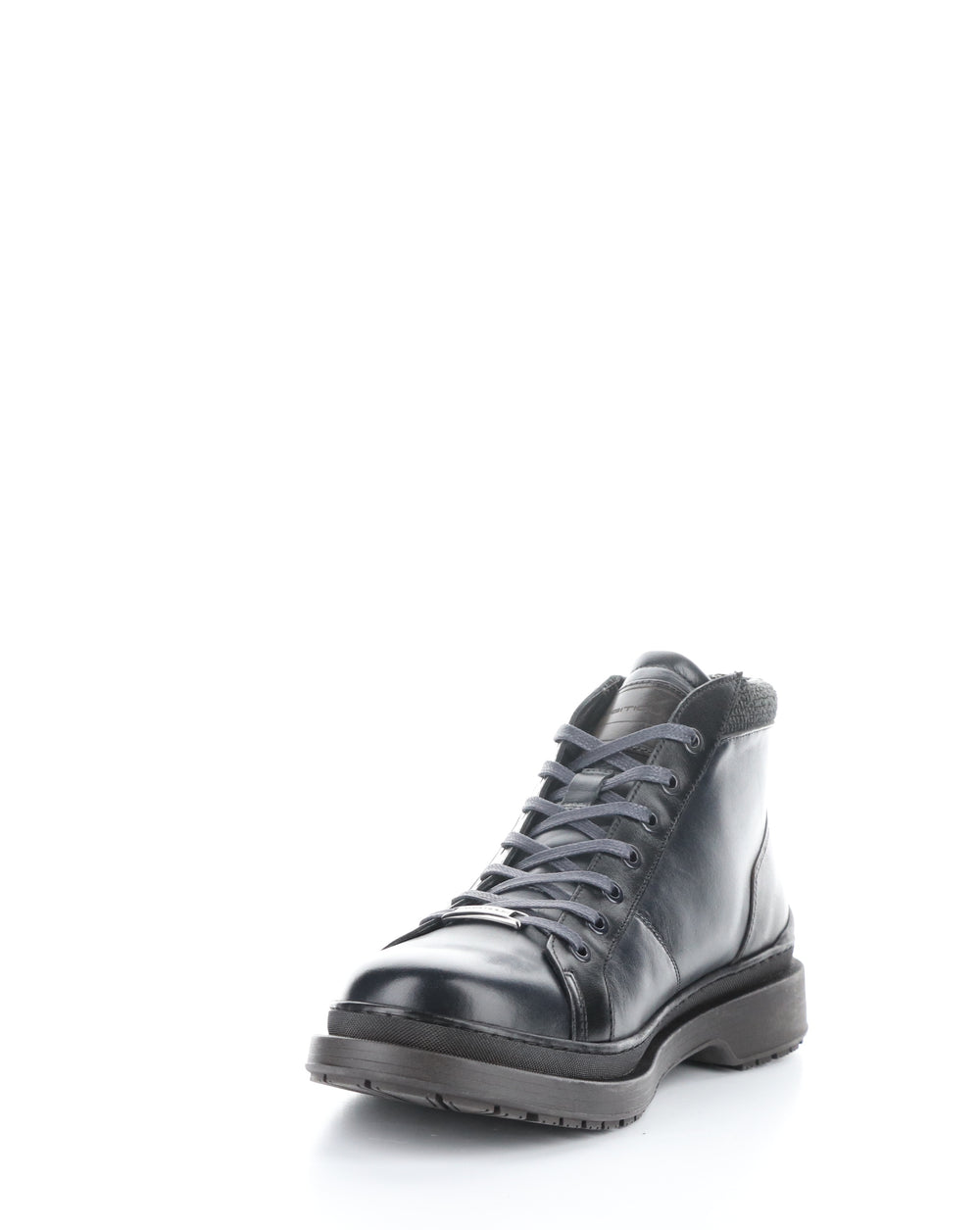 12352 GREY COMBI Lace-up Boots