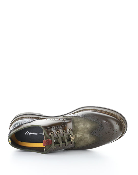 12391C 6564AM MUSK COMBI LEATHER/SUEDE