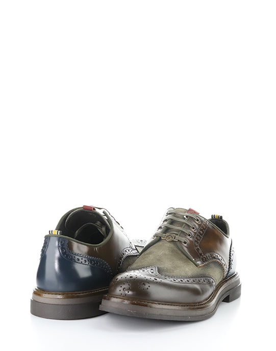 12391C 6564AM MUSK COMBI LEATHER/SUEDE
