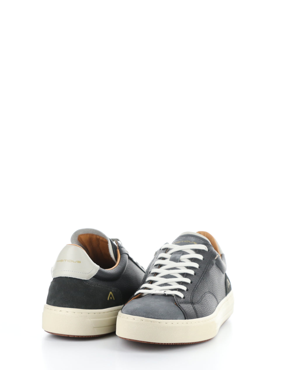 12403 GREY/BLACK Lace-up Shoes