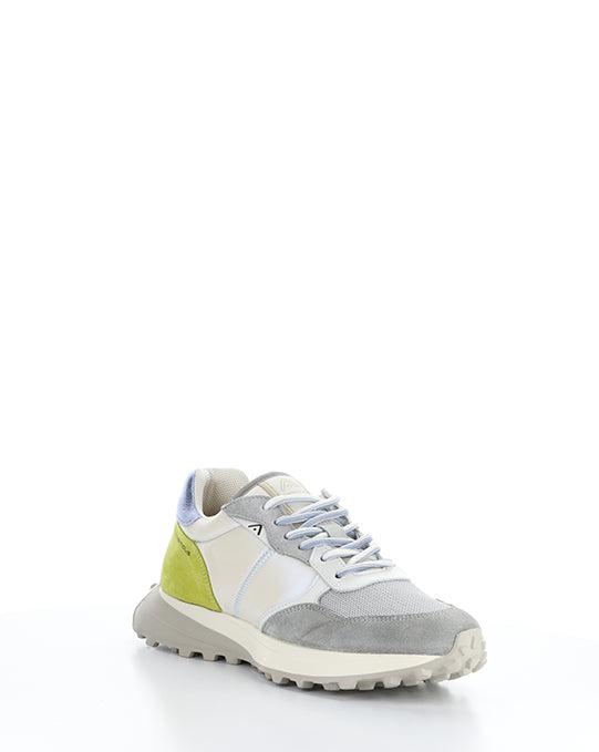 12826W GREY/PEARL/WHITE LEATHER/TEXTILE
