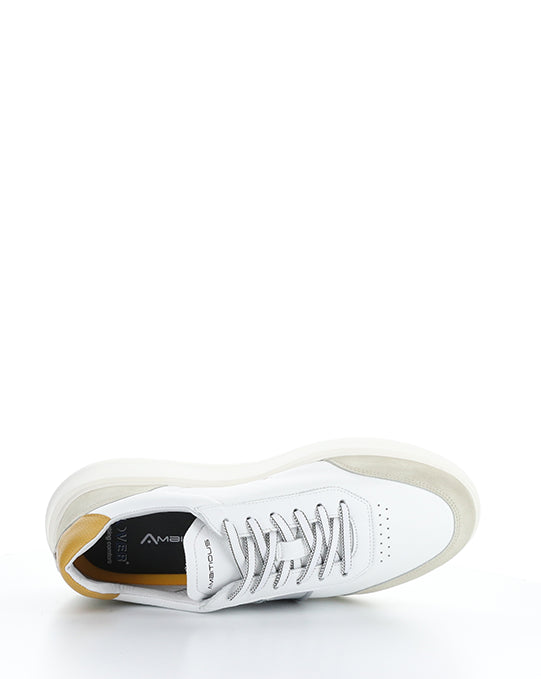 12863 BEIGE/WHITE/SKY LEATHER/SUEDE