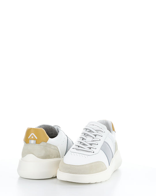 12863 BEIGE/WHITE/SKY LEATHER/SUEDE