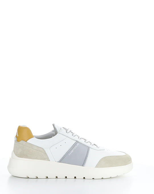 12863 BEIGE/WHITE/SKY LEATHER/SUEDE