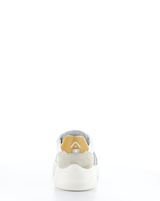12863 BEIGE/WHITE/SKY LEATHER/SUEDE