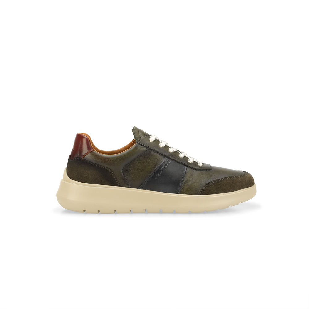 12981B OLIVE/ANTHRACITE Lace-up Shoes