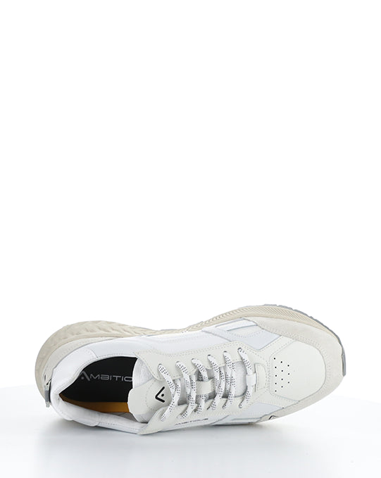 13393 OFF WHITE SUEDE/LEATHER