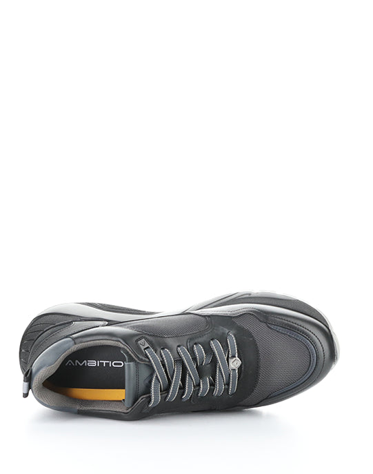 13422 6583AM BLACK LEATHER/TEXTILE