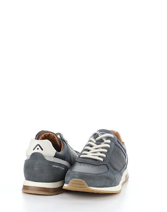 13425B 11175AM NAVY LEATHER/SUEDE