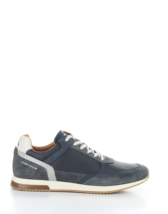 13425B 11175AM NAVY LEATHER/SUEDE