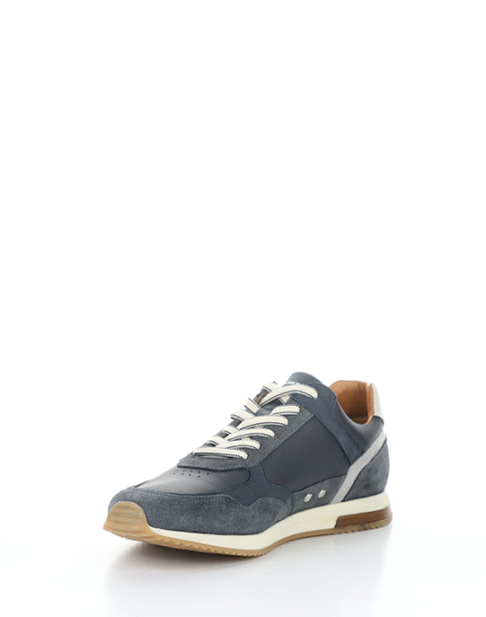 13425B 11175AM NAVY LEATHER/SUEDE