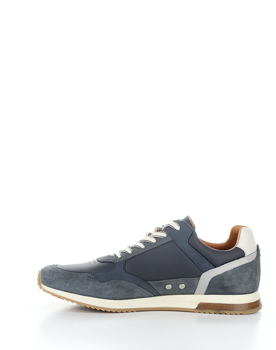13425B 11175AM NAVY LEATHER/SUEDE