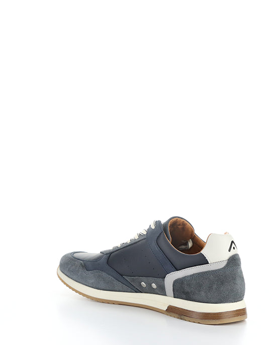13425B 11175AM NAVY LEATHER/SUEDE