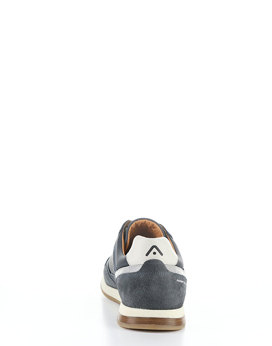 13425B 11175AM NAVY LEATHER/SUEDE