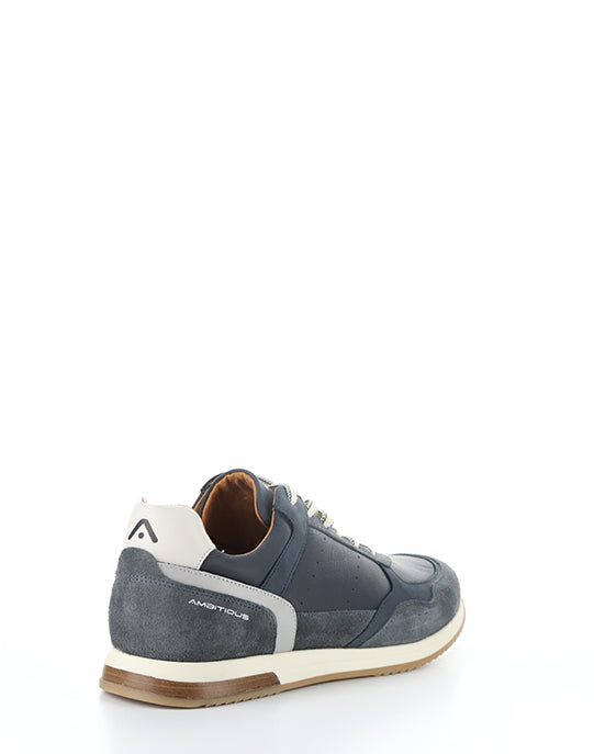 13425B 11175AM NAVY LEATHER/SUEDE