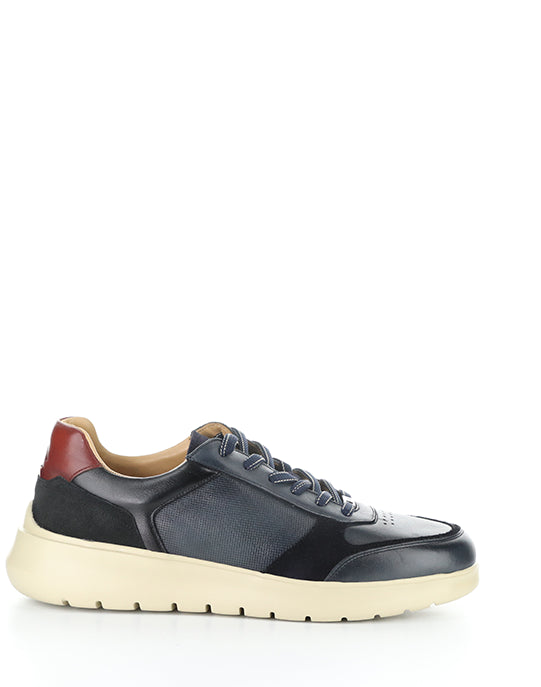 13502 7128AM NAVY LEATHER/SUEDE