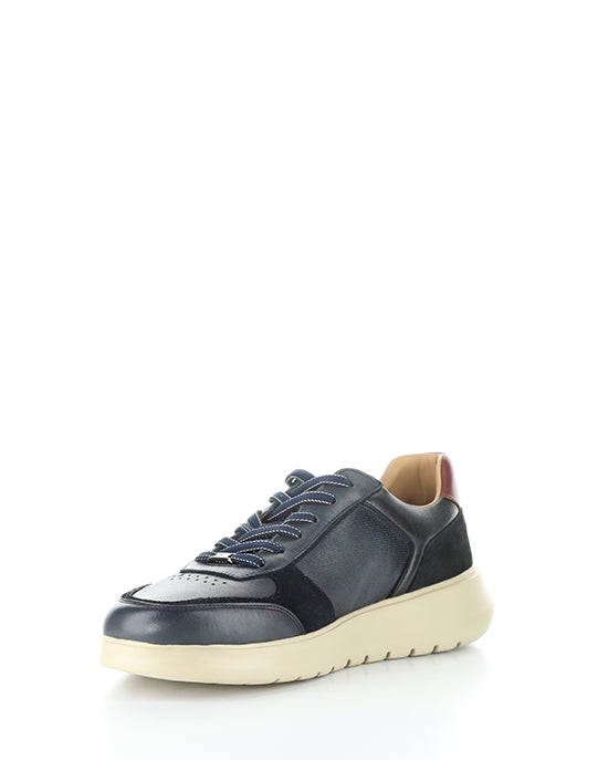 13502 7128AM NAVY LEATHER/SUEDE
