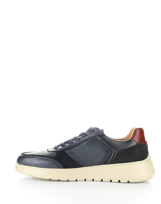 13502 7128AM NAVY LEATHER/SUEDE