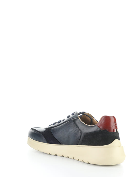 13502 7128AM NAVY LEATHER/SUEDE