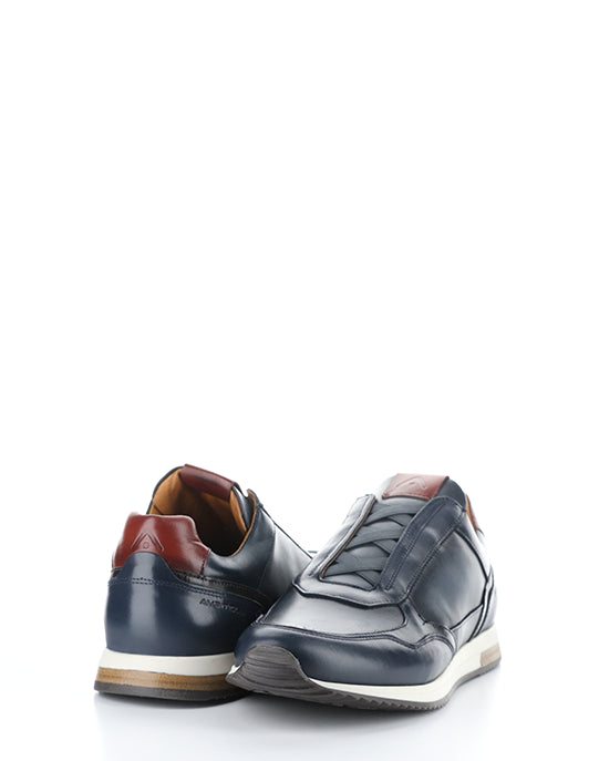 13505 5909AM NAVY COMBI LEATHER