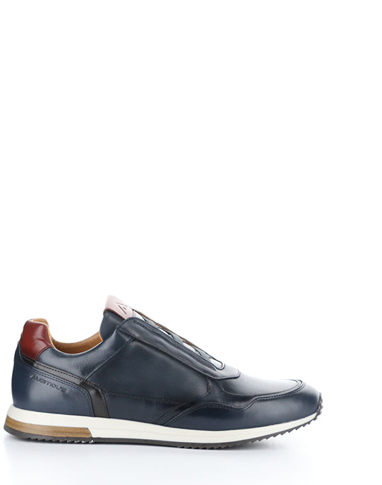 13505 5909AM NAVY COMBI LEATHER