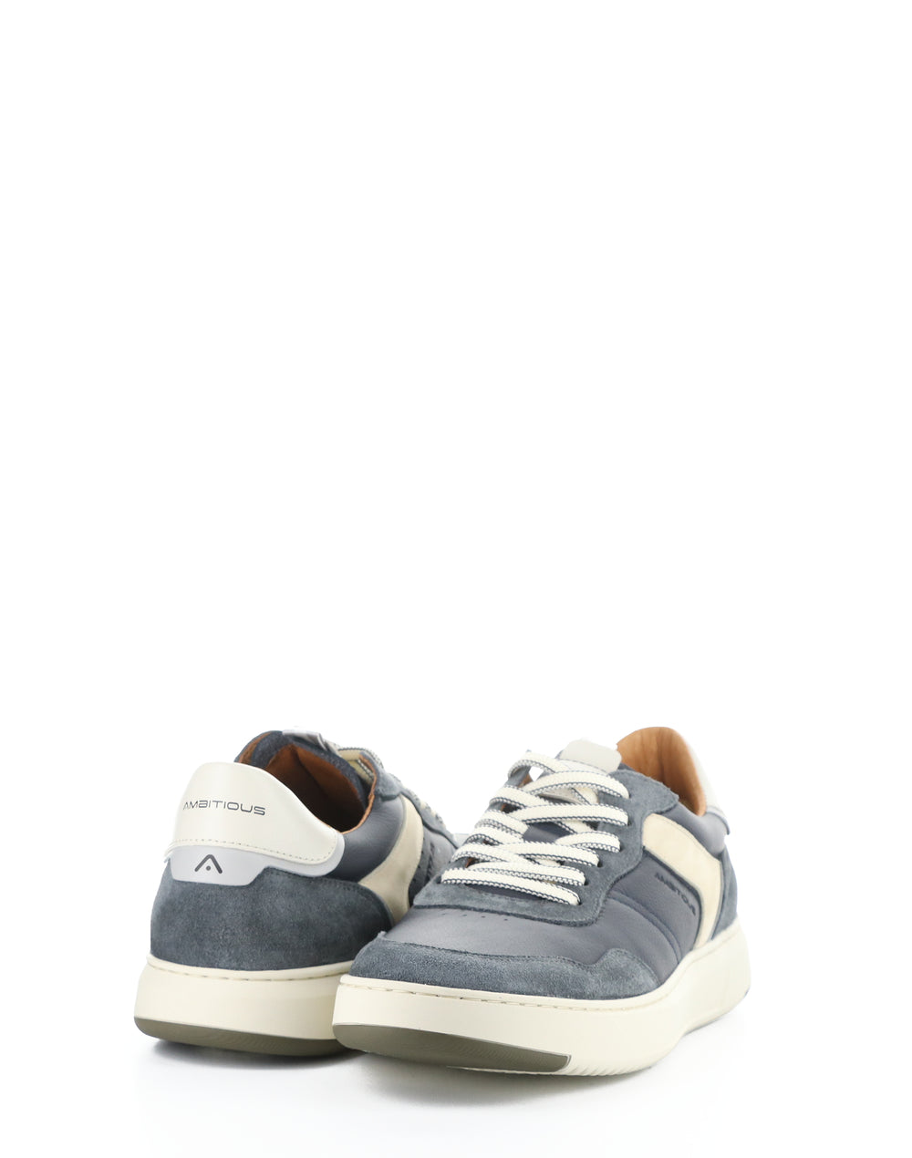 13673 11175AM BLUE/NAVY LEATHER/SUEDE
