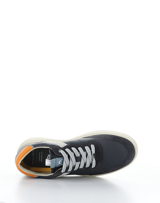 13673A 11239AM COMBI NAVY LEATHER/SUEDE
